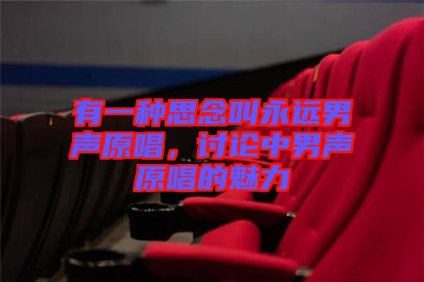 有一種思念叫永遠男聲原唱，討論中男聲原唱的魅力