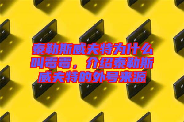 泰勒斯威夫特為什么叫霉霉，介紹泰勒斯威夫特的外號來源