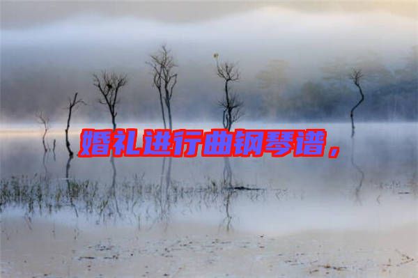 婚禮進行曲鋼琴譜，