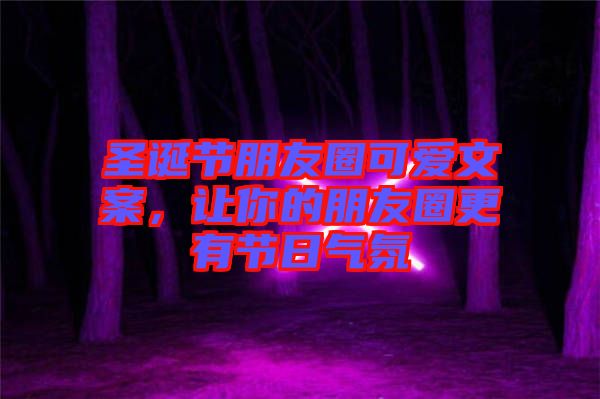 圣誕節(jié)朋友圈可愛文案，讓你的朋友圈更有節(jié)日氣氛