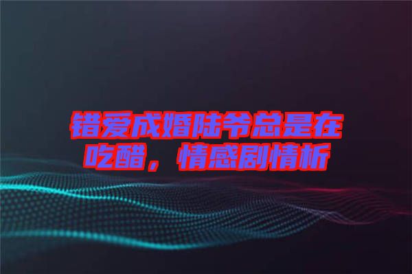 錯愛成婚陸爺總是在吃醋，情感劇情析