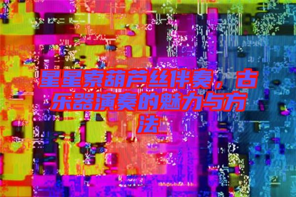 星星索葫蘆絲伴奏，古樂器演奏的魅力與方法