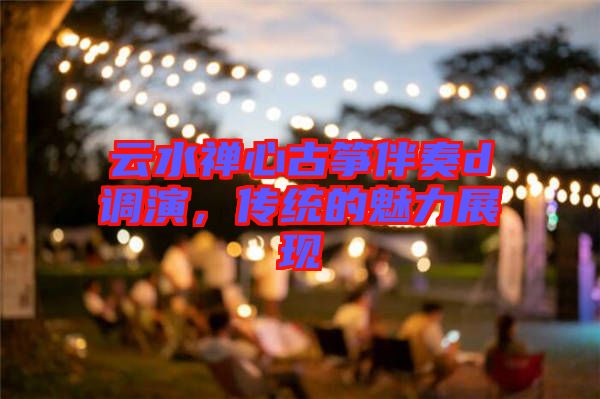 云水禪心古箏伴奏d調(diào)演，傳統(tǒng)的魅力展現(xiàn)