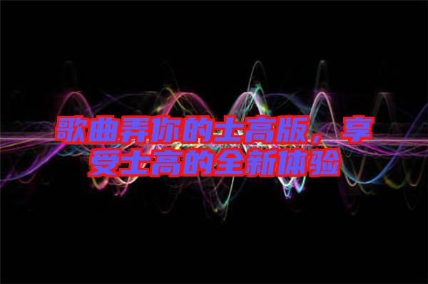 歌曲弄你的士高版，享受士高的全新體驗(yàn)