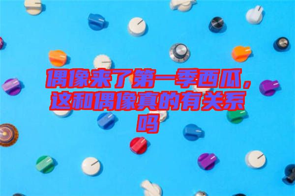 偶像來了第一季西瓜，這和偶像真的有關(guān)系嗎
