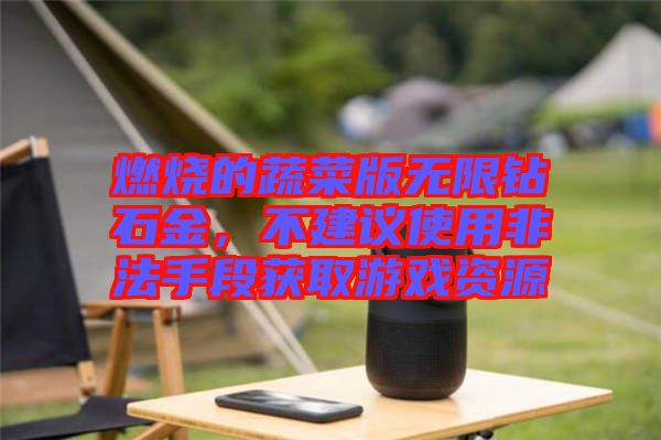 燃燒的蔬菜版無限鉆石金，不建議使用非法手段獲取游戲資源