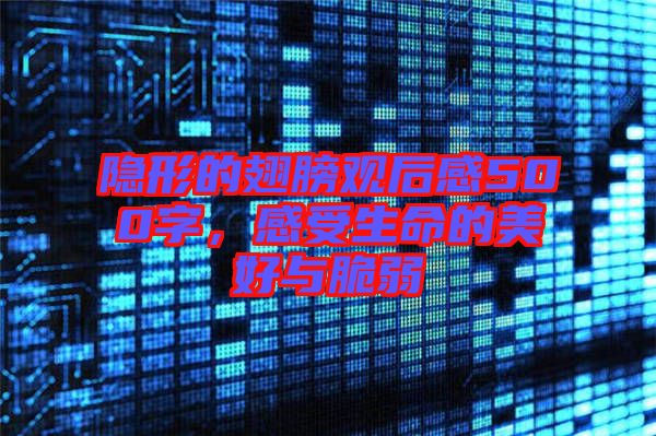 隱形的翅膀觀后感500字，感受生命的美好與脆弱