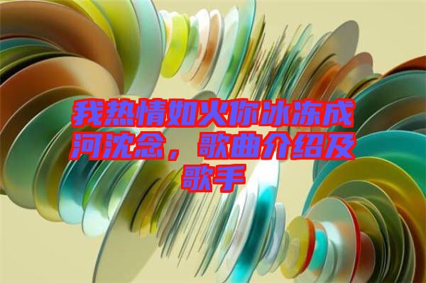 我熱情如火你冰凍成河沈念，歌曲介紹及歌手