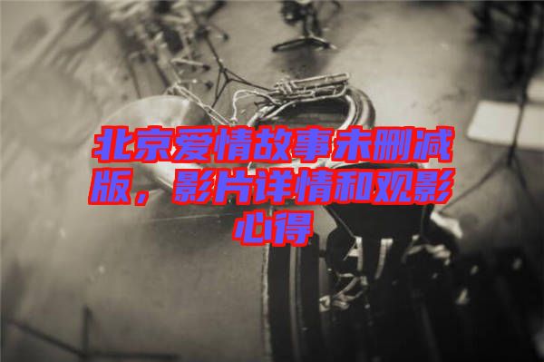 北京愛情故事未刪減版，影片詳情和觀影心得