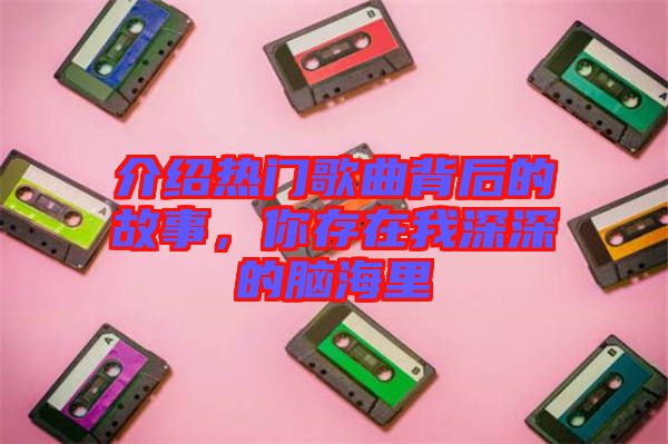 介紹熱門(mén)歌曲背后的故事，你存在我深深的腦海里