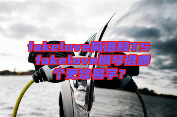 fakelove簡譜和TS fakelove鋼琴譜哪個更容易學？
